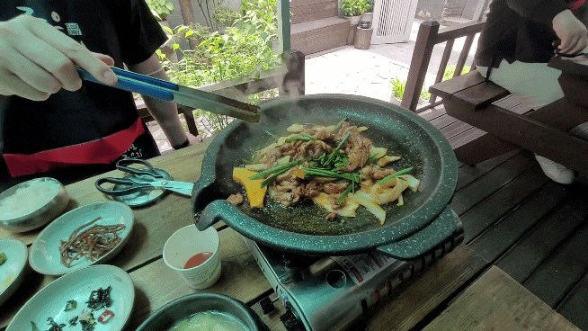  경성대부경대 오리고기 식당 평원집 현지인 추천 숨은 맛집 오리정식 후기 주차정보