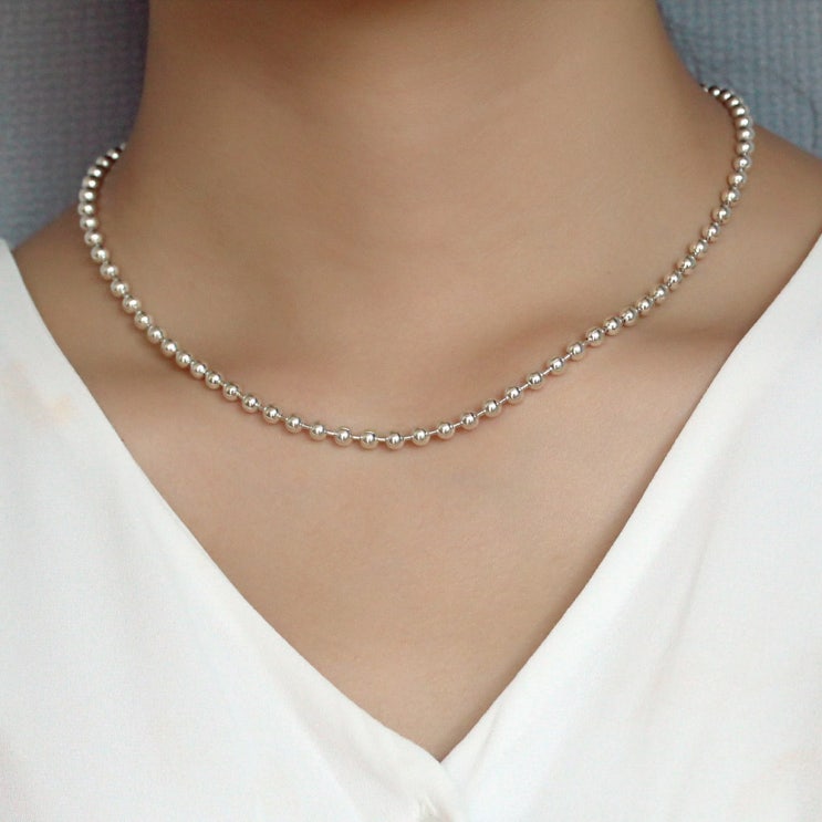 요즘 인기있는 엘라실버 실버925 기본 은볼 체인 목걸이 3mm 4mm 5mm 추천합니다 요즘 인기있는 엘라실버 실버925 기본 은볼 체인 목걸이 3mm 4mm 5mm 추천합니다