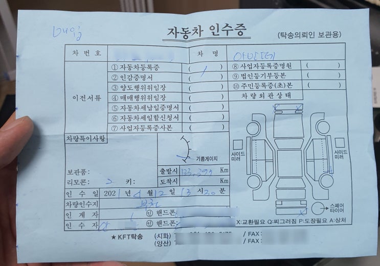 중고차 매매 과정, 내차 시세 견적 알아보기 & 차량 판매 후 통장에 입금되는 과정 후기(14년식 더뉴아반떼 차량 판매 후기)