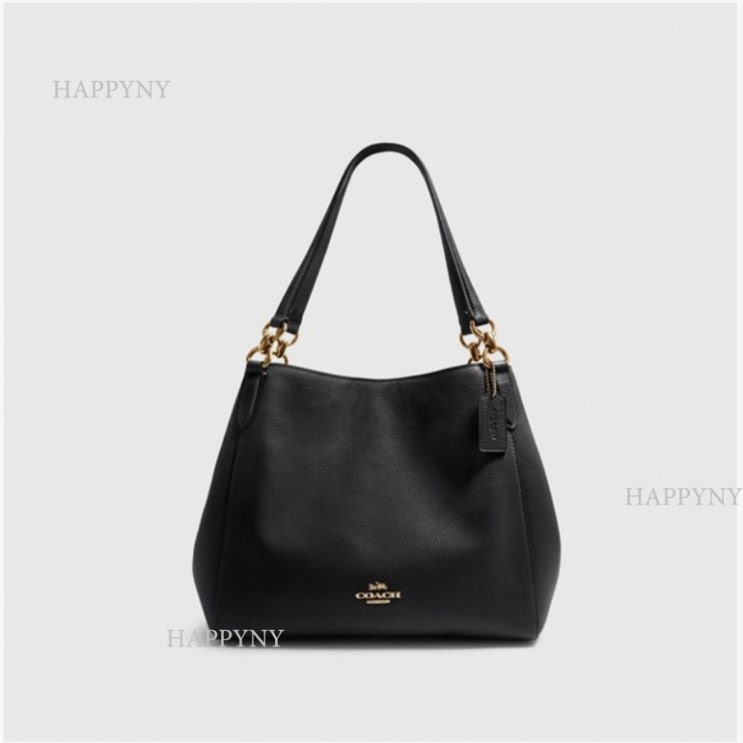 인지도 있는 코치 [HAPPYNY]COACH_80268 HALLIE SHOULDER BAG(BLACK) 추천합니다