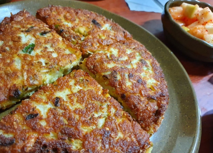  빈대떡 맛집, 비오는 날엔 부평 큰마당녹두빈대떡