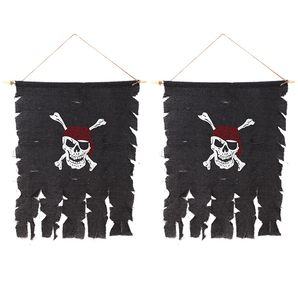 의외로 인기있는 파티용 해적깃발 벽걸이형, 혼합색상, 2개 추천합니다
