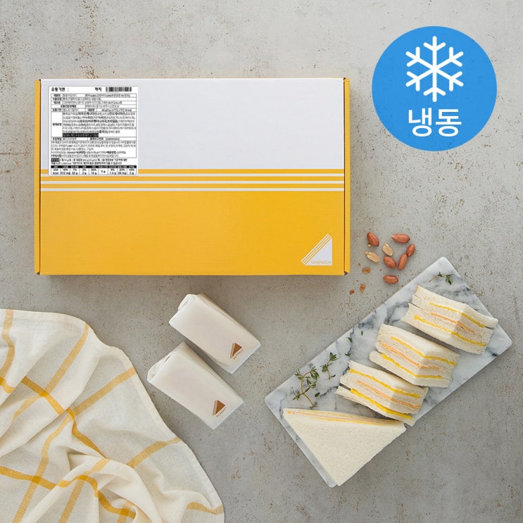  많이 팔린 대만 샌드위치 땅콩 (냉동), 70g, 12개 ···