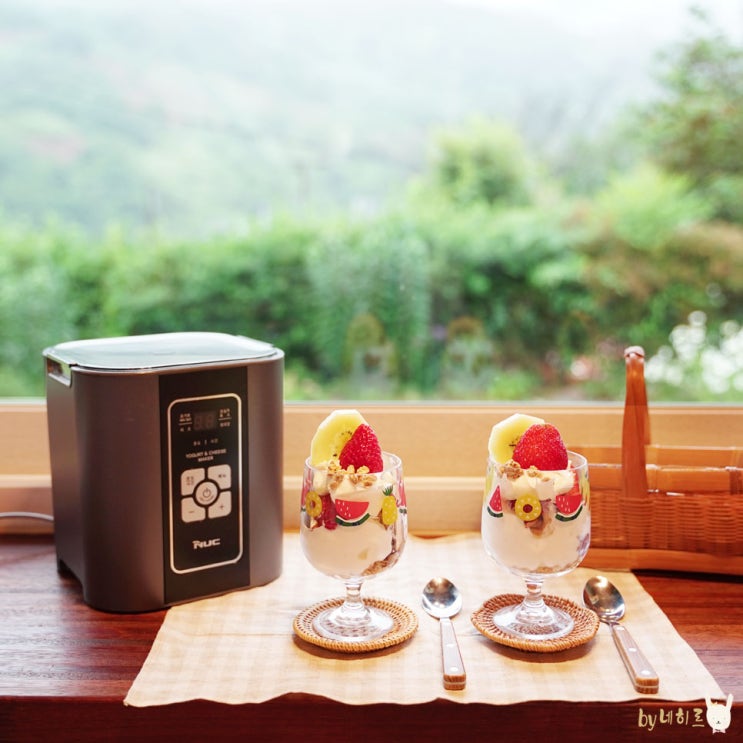 그릭요거트 만들기 쉬운 엔유씨 요거트 메이커 그릭요거트 만들기 쉬운 엔유씨 요거트 메이커