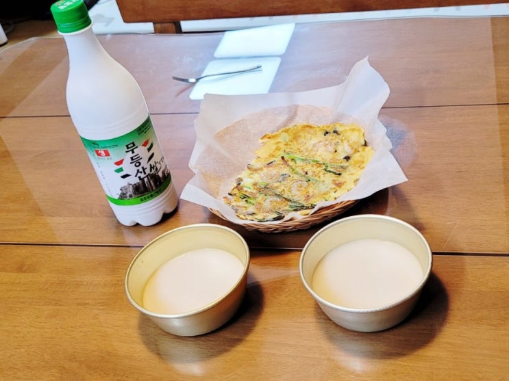  비 내리는 날에는 파전에 막걸리 그리고 꿀팁!!!