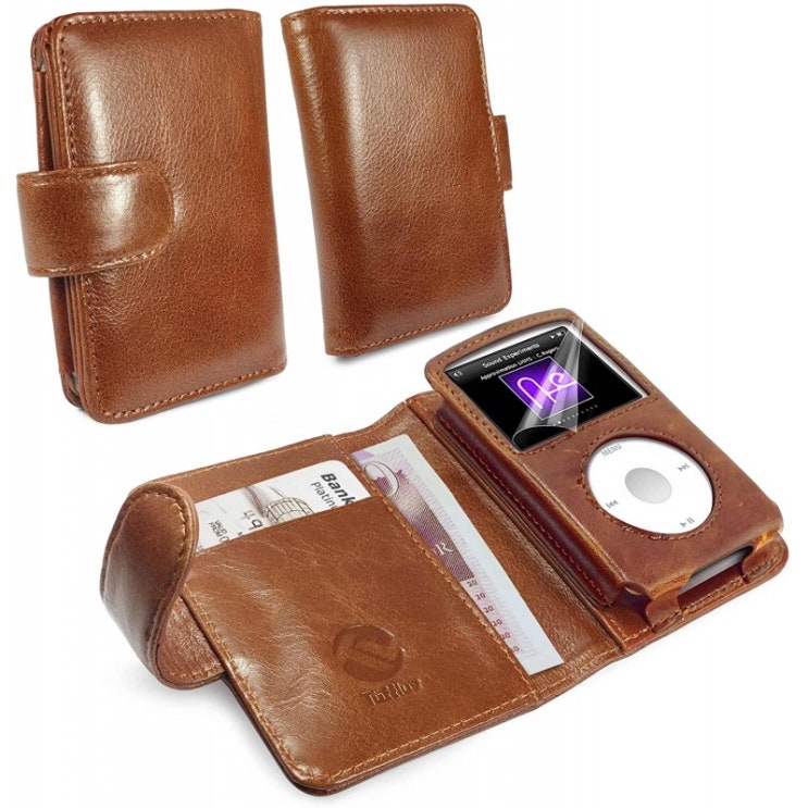 가성비갑 Apple iPod Classic용 Tuff-Luv Vintage 가죽 지갑 커버 케이스 - 브라운, 단일옵션, 단일옵션 ··· 가성비갑 Apple iPod Classic용 Tuff-Luv Vintage 가죽 지갑 커버 케이스 - 브라운, 단일옵션, 단일옵션 ···