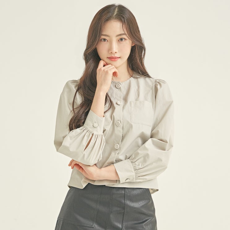  잘팔리는 로엠 면소재 버튼 다운 블라우스 추천합니다
