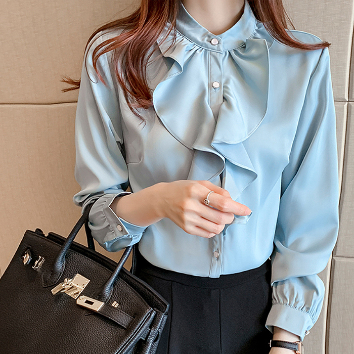 인기 많은 포플러앤씨 캘런 프릴 블라우스 ··· 인기 많은 포플러앤씨 캘런 프릴 블라우스 ···