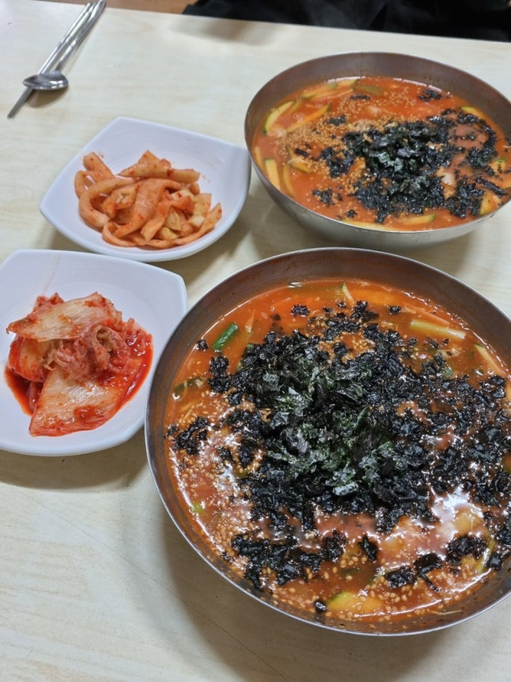  강릉 맛집_형제칼국수 [장칼국수]