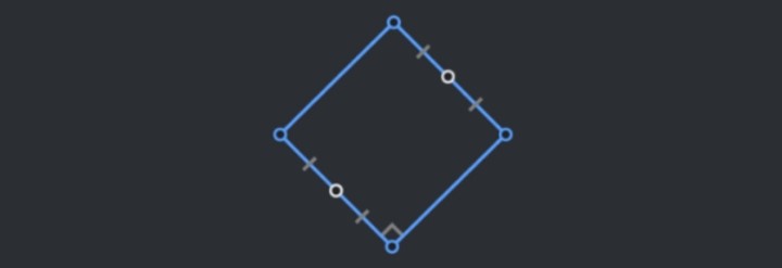 [4.9] 유클리디아 (Euclidea) 대변 중점을 통한 정사각형 10E 공략
