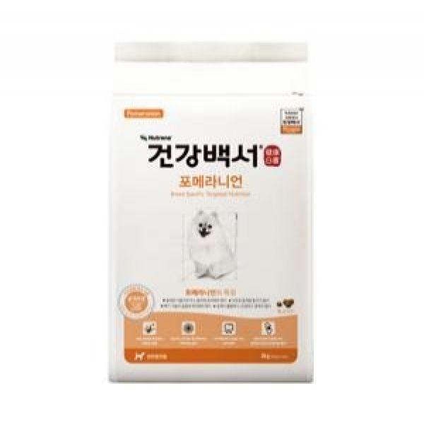 갓성비 좋은 건강백서 전연령 포메라니언 반려견 사료, 2kg, 1개 좋아요 갓성비 좋은 건강백서 전연령 포메라니언 반려견 사료, 2kg, 1개 좋아요