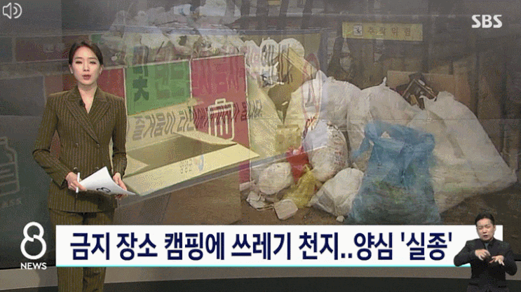  요즘 캠핑족 근황ㆍ모두 그런건 아니겠지만...참!