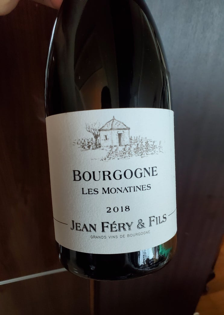  Jean Fery & Fils Bourgogne Les Monatines 2018, 장 페리 부르고뉴 레 모나틴