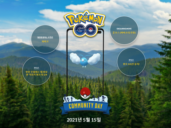  포켓몬고 파비코 5월 커뮤니티데이 후기(6월 딥상어동 커뮤니티를 준비하라!)