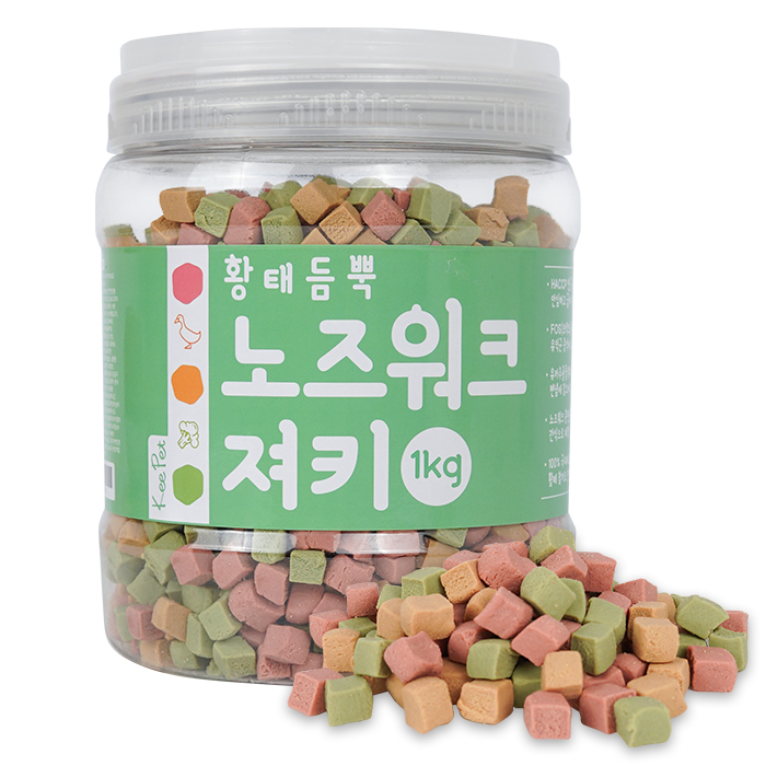 요즘 인기있는 킵펫 황태듬뿍 노즈워크 강아지 져키 1kg, 황태, 1개 좋아요