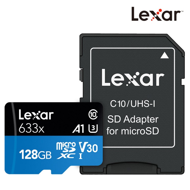 의외로 인기있는 렉사공식 정품 microSD카드 633배속 UHS-Ⅰ급 128GB, 단품 좋아요 의외로 인기있는 렉사공식 정품 microSD카드 633배속 UHS-Ⅰ급 128GB, 단품 좋아요