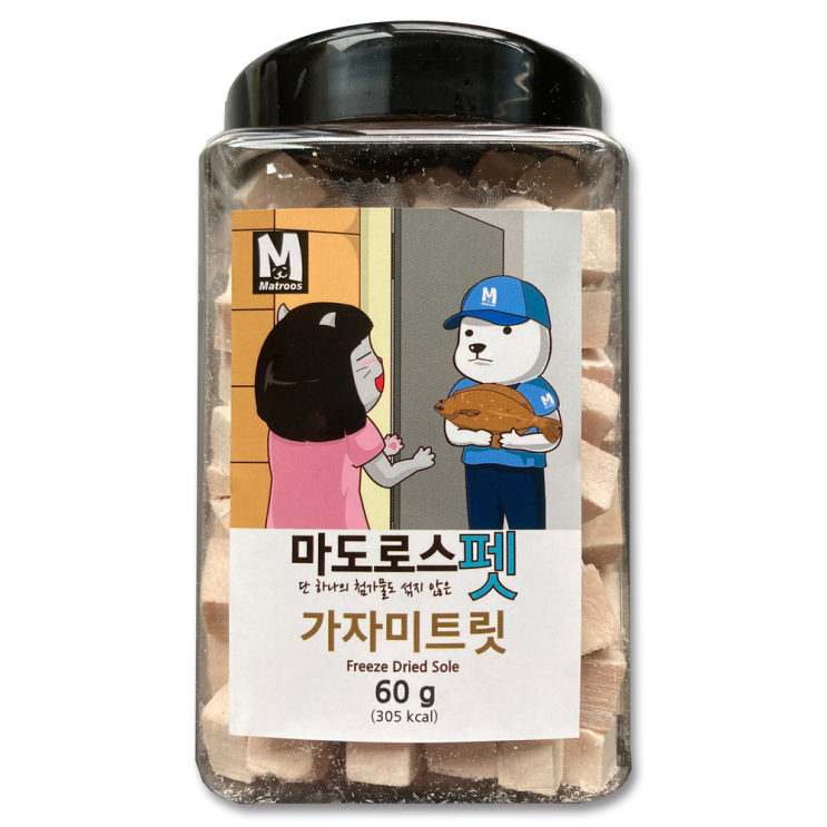 많이 팔린 마도로스펫 동결건조 간식, 가자미트릿, 1개 추천해요