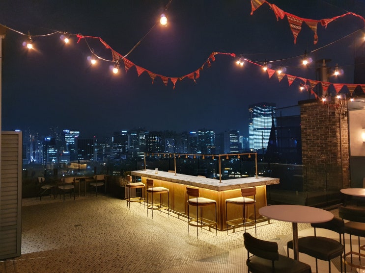  [서울 루프탑] 선정릉역 호텔 크레센도 루프탑바(Bar)