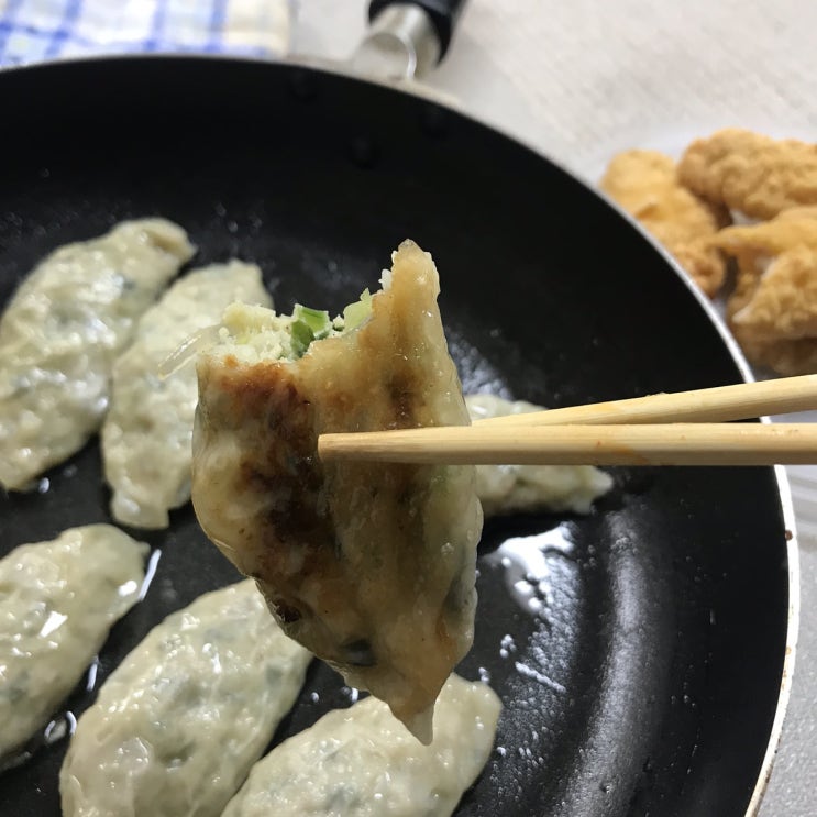  요리 따라하기 [백종원 레시피] 겉바속촉 만두 만들기!