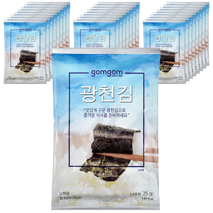 인기있는 곰곰 광천김 전장, 25g, 25개 추천합니다