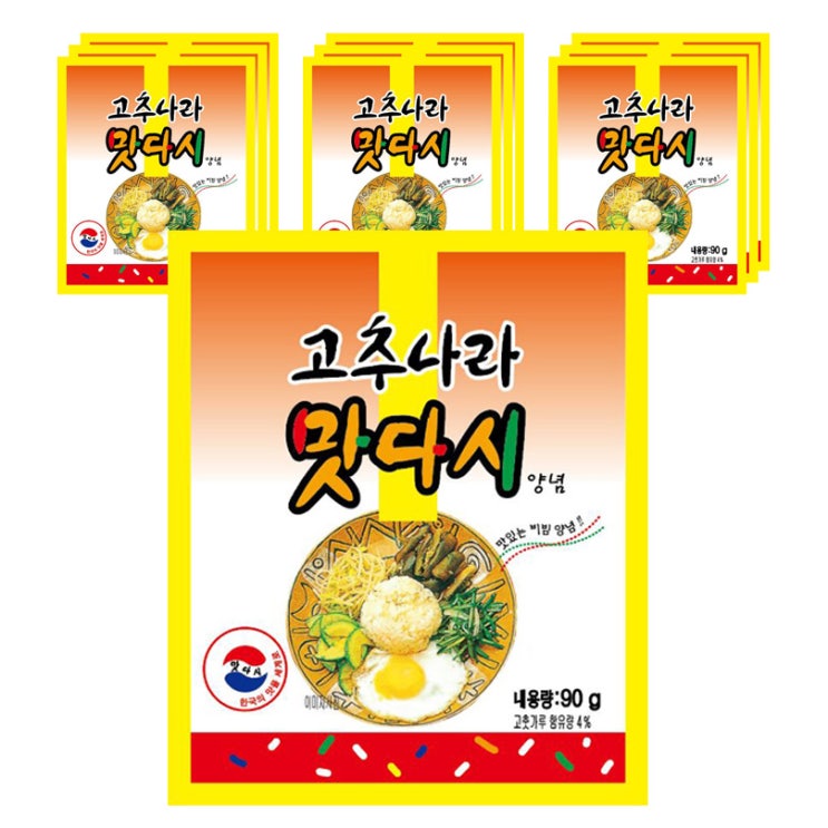 인지도 있는 동방푸드 고추나라 맛다시 양념, 90g, 10개 ···