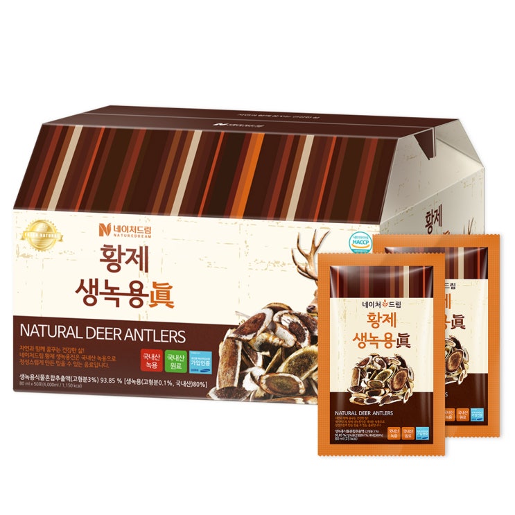 많이 찾는 네이처드림 황제 생녹용진 건강즙, 80ml, 50개 좋아요