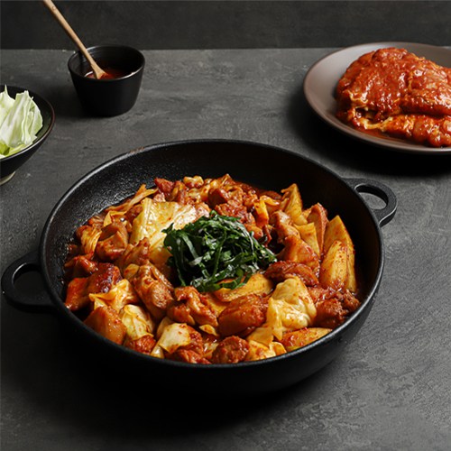  잘나가는 여기닭 춘천 닭갈비 500g (냉동), 1개 ···