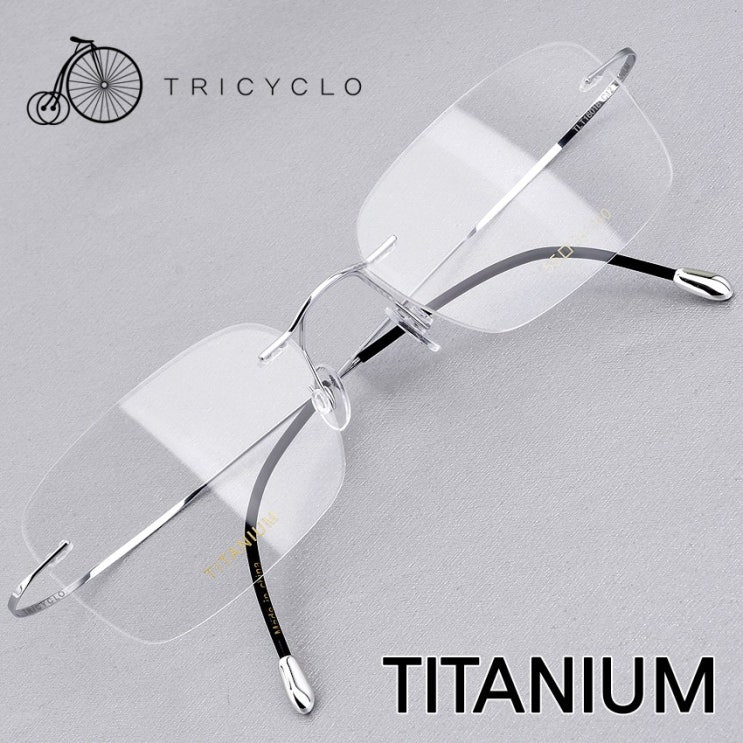 인기있는 트리시클로 명품 형상기억합금 초경량 IP도금 티타늄 안경테 TLT16016-C12(55) ···