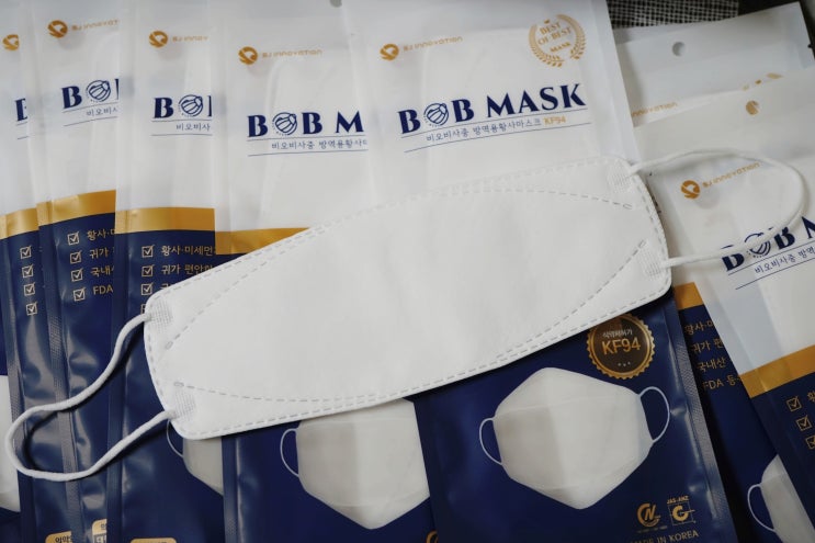  KF94마스크추천 크고 편한 국산마스크 BOB마스크