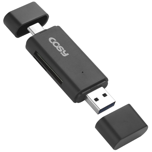 선호도 높은 코시 타입C OTG USB3.0 PC겸용 카드리더기, CR3331C, 블랙 추천합니다