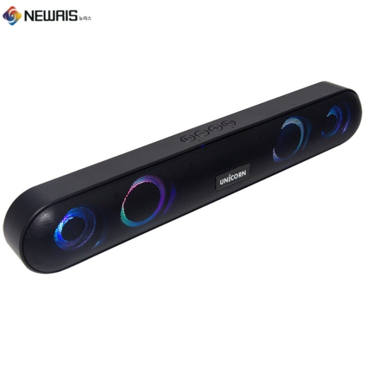  가성비 뛰어난 뉴리스 블루투스스피커 PC스피커 컴퓨터 사운드바 TV USB 무선 스피커 브랜드, 사각형 추천해요