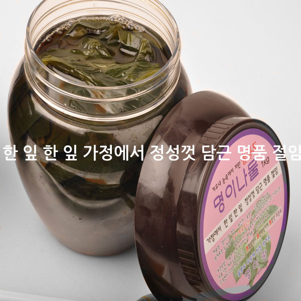 가성비갑 울릉도 명이나물 명이나물절임, 1병, 1kg 추천해요