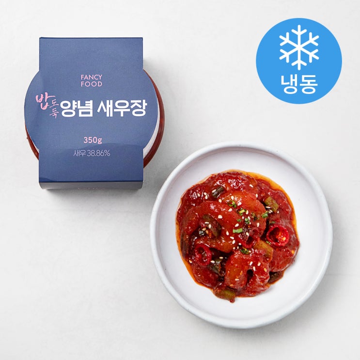 선호도 높은 팬시푸드 순살 양념 새우장 12미내외 (냉동), 350g, 1개 추천해요 선호도 높은 팬시푸드 순살 양념 새우장 12미내외 (냉동), 350g, 1개 추천해요