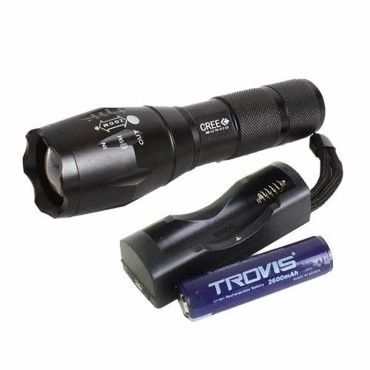 당신만 모르는 트로비스 LED라이트 TR-Z12 U3 + PVC원통 + AAA 전용홀더 + 2600mAh 18650 충전지 + 5핀 18650 충전홀더, 혼합 색상, 1세트 추천해 당신만 모르는 트로비스 LED라이트 TR-Z12 U3 + PVC원통 + AAA 전용홀더 + 2600mAh 18650 충전지 + 5핀 18650 충전홀더, 혼합 색상, 1세트 추천해