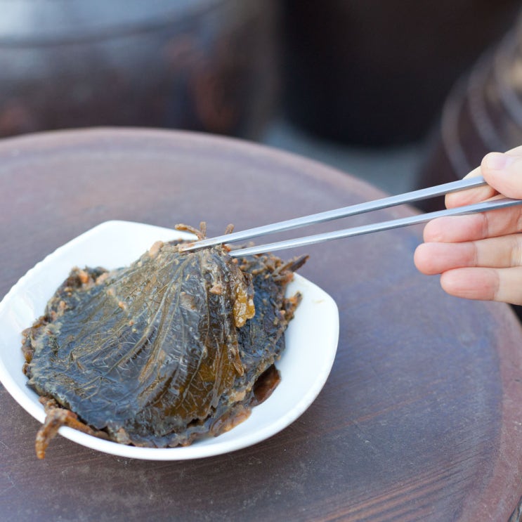 선호도 높은 된장깻잎장아찌 삭힌깻잎 밑반찬 국산 순창 향적원 1kg 좋아요