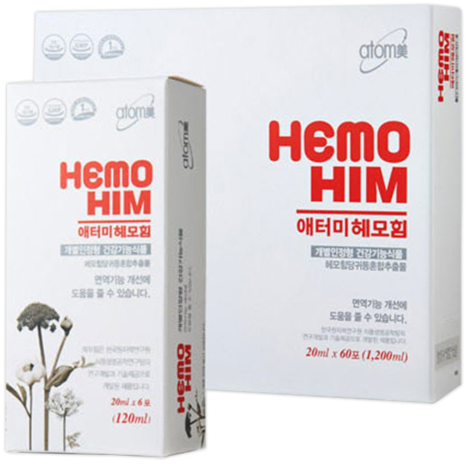 의외로 인기있는 애터미 헤모힘 영양제, 20ml, 60개입 ···