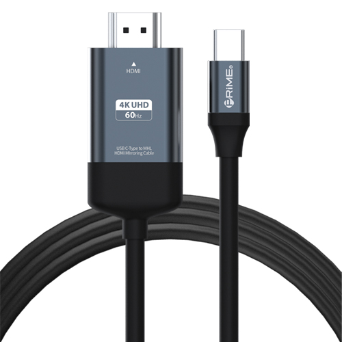 핵가성비 좋은 프라임큐 USB 3.1 C타입 MHL HDMI 미러링 케이블 2m, 그레이, 1개 추천합니다