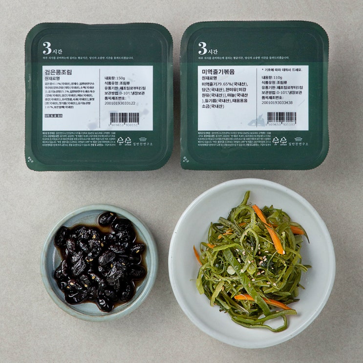 선호도 좋은 집반찬연구소 검은콩조림 150g + 미역줄기볶음 110g, 1세트 좋아요 선호도 좋은 집반찬연구소 검은콩조림 150g + 미역줄기볶음 110g, 1세트 좋아요