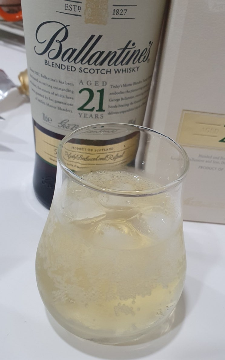  발렌타인 21년산으로 만든 하이볼 내맘대로 레시피