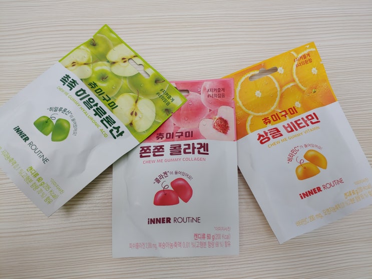  쫄깃쫄깃 맛있게 즐기는 이너루틴 츄미구미 추천해요