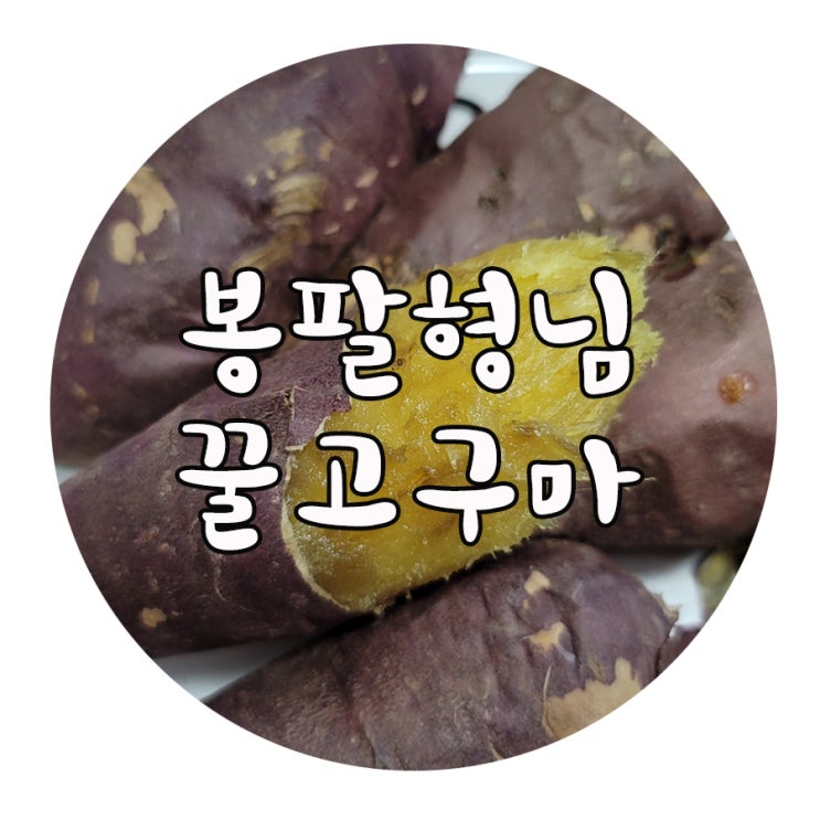  봉팔형님 꿀고구마 우리 아이 간식 (내돈내산)
