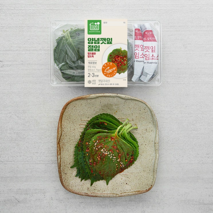 선호도 높은 프레시밀 양념 깻잎절임, 1팩 추천해요