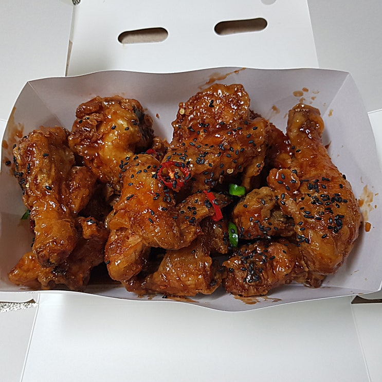  BHC 펌치킨 후기, 호박맛이 안나는데요? 맛초킹인가? :: 대구 북구 연경점