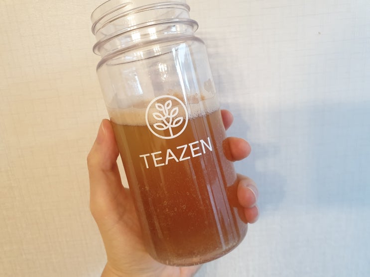  티젠 콤부차 유자, 달달하게 마시기 좋은 건강음료