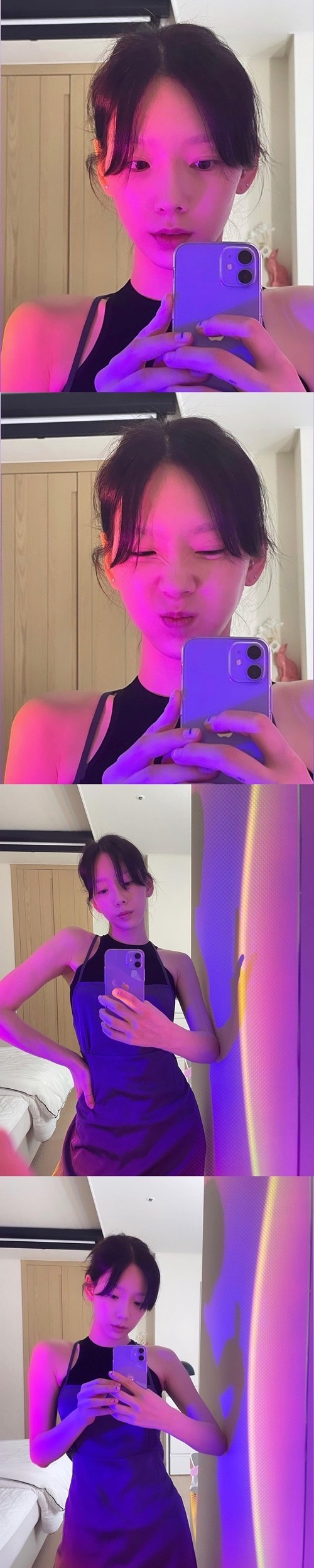  소시 태연 눈썹 없어도 세젤예 보호본능 자극하는 몸매