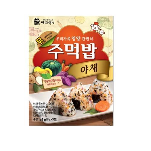 선호도 높은 맛있는풍경 주먹밥 야채, 24g, 1개 좋아요