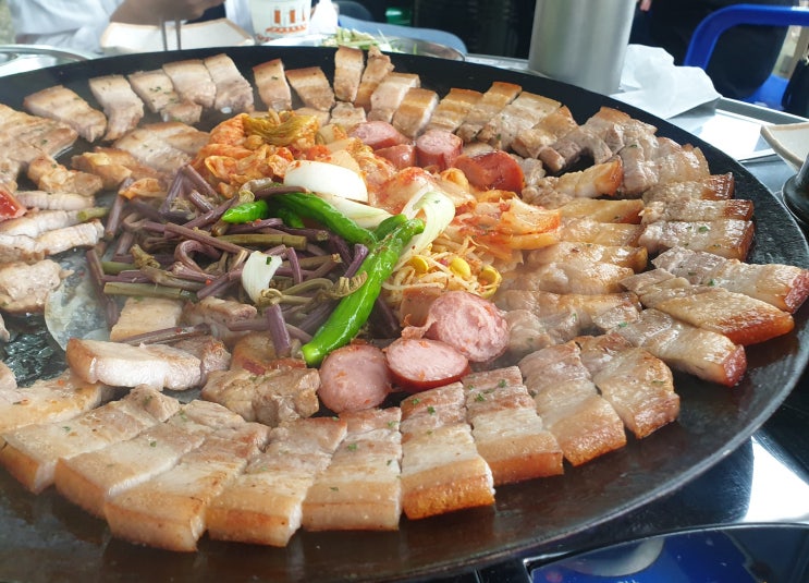  세종맛집 조치원맛집 공주맛집 노가드네 _ 사랑해 솥뚜껑삼겹살
