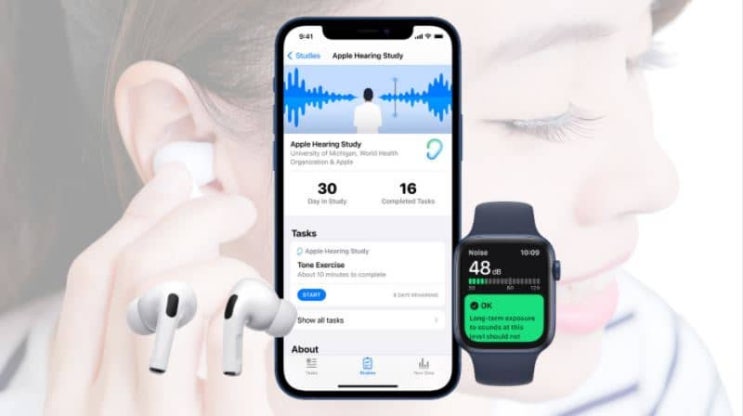 애플 연구 자료 청력 보건 새로운 통찰 제공