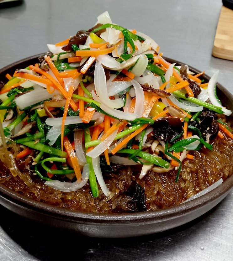  수원요리학원/반찬조리전문가과정 수강중!/5월 14일차 수업/500g 대용량 잡채 만들기