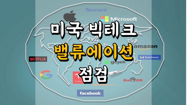  미국 빅테크 밸류에이션 점검 - 애플, 마이크로소프트, 아마존, 구글, 페이스북, 주가 전망